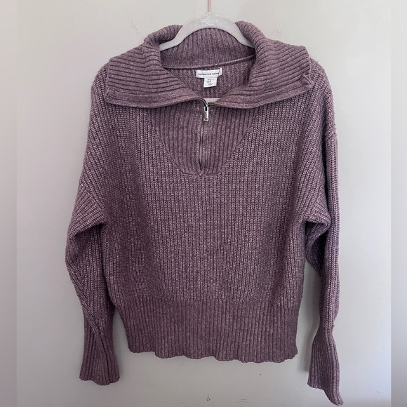 cupcakes & cashmere Sweaters - Cupcakes & Cashmere Half Zip Sweater - EUC - XL